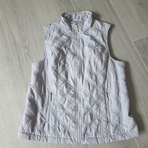 Chico's Quilted Gray Vest